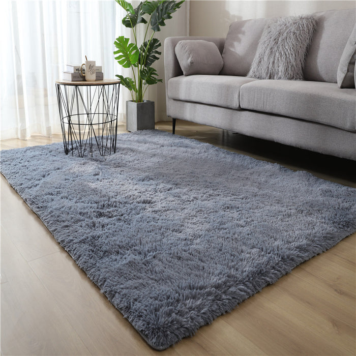 Ultra Soft Carpet Indoor Modern Area Rugs Fluffy Living Room Carpet Not-Slip Floor Rug for Children Bedroom Home 3 Colors Meet Different Needs