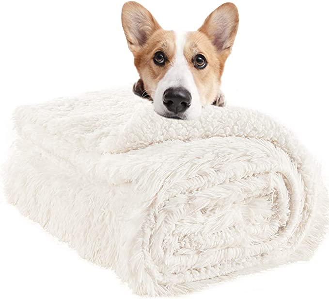 Luxury Fluffy Dog Blanket Soft Warm Sherpa Fleece Cat Blanket For Dogs Cats Pets