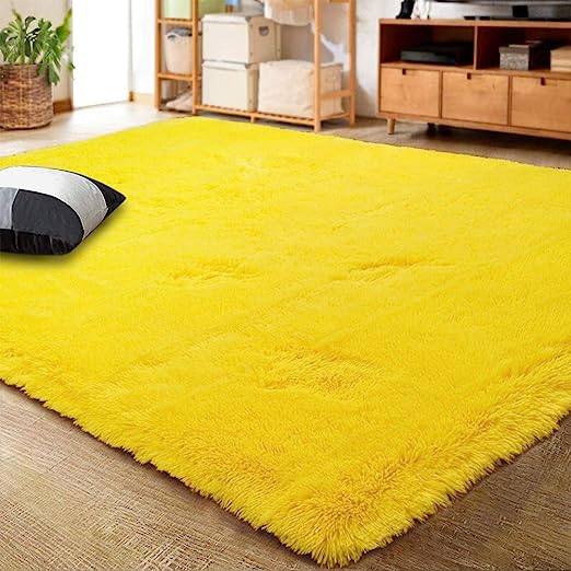 Ultra Soft Indoor Modern Area Rugs Fluffy Living Room Carpets for Children Bedroom Home Decor