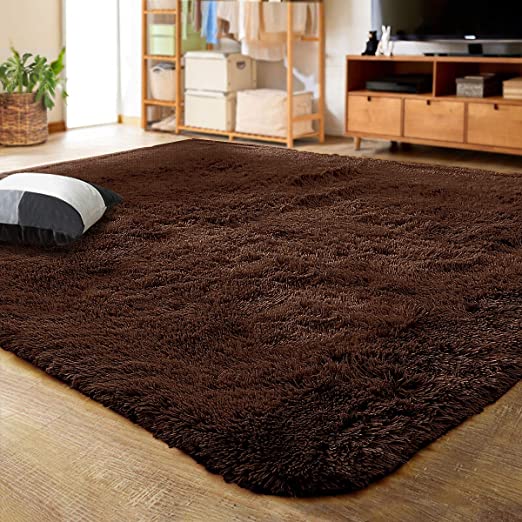 Ultra Soft Indoor Modern Area Rugs Fluffy Living Room Carpets for Children Bedroom Home Decor