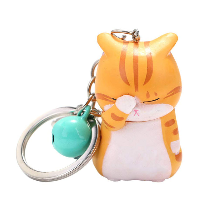 Facepay Cat Keychain Resin Keychain Cartoon Cute Kitten Doll Hanging Bag Pendant