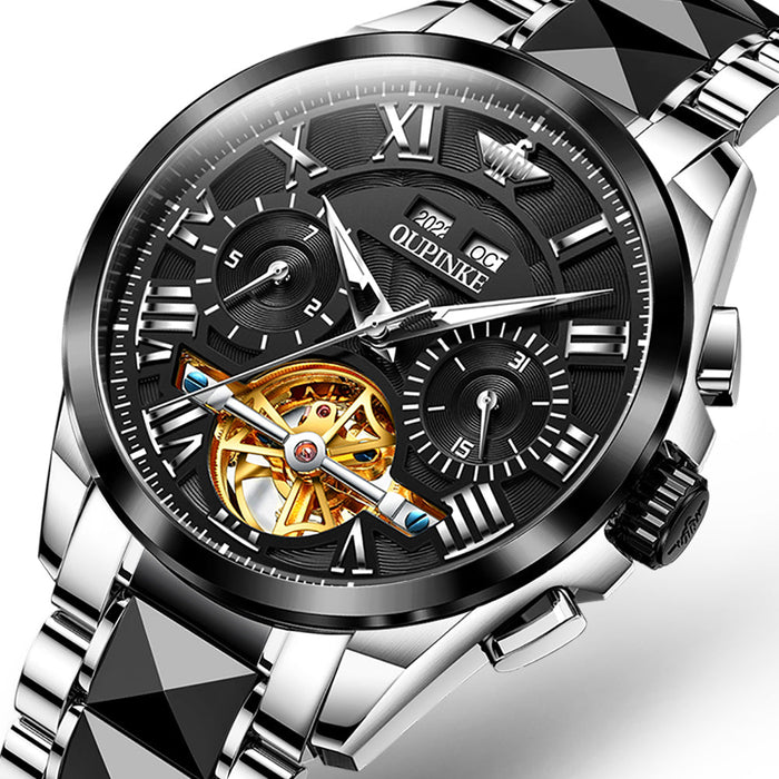 Light Luxury And Elegant Waterproof Multifunctional Business Mechanical Watch Men's Watch