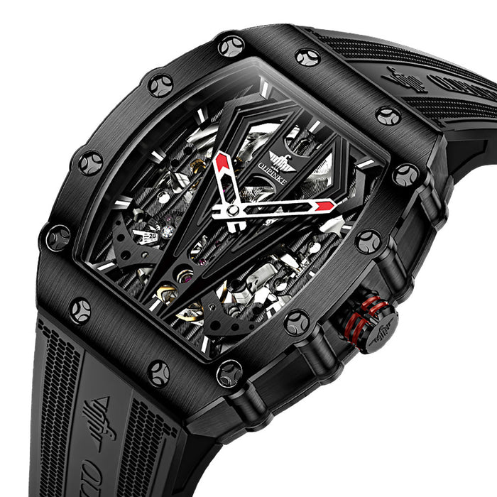AIIGIFT Multifunctional Mechanical Hollow Waterproof Men's Watch Limited Edition Personalized