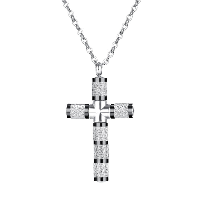Vintage Titanium Steel Cross Necklaces For Men