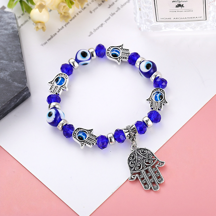 Various Styles Blue Eye Bracelet Jewelry Fatima Palm Devil Eyes